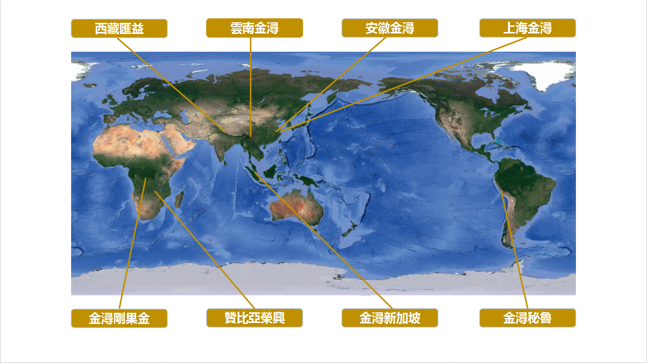 金浔股份全球業務佈局